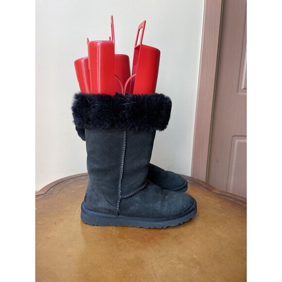 UGG Australia Women's Classic Black Winter Boots Size: 7 (5815) (F112) - Picture 3 of 8